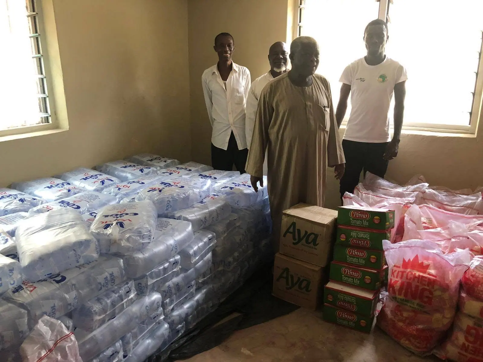 Food donation to the aged and less privileged at Old Tafo Zongo Community, April 2020
